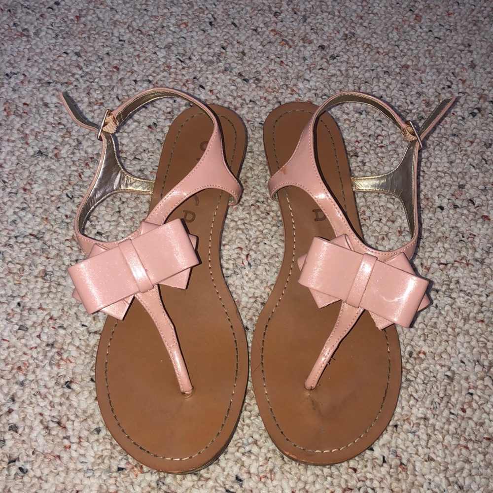 Women’s Pink Bow Sandals